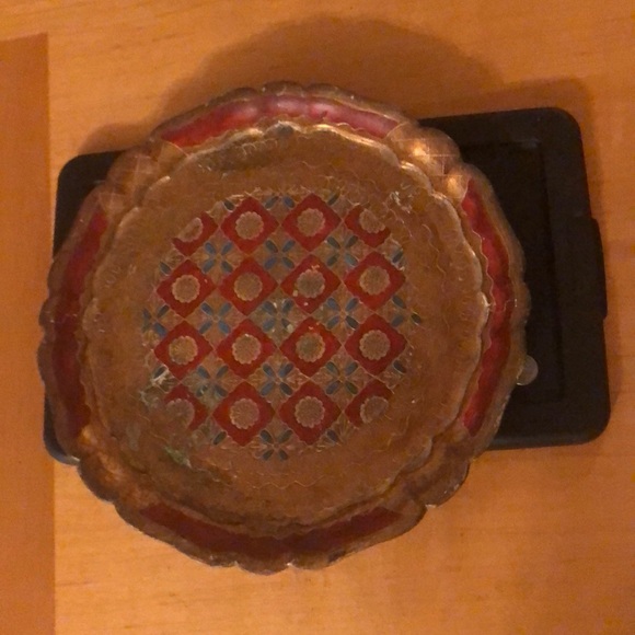 *NEW* stunning painted tray - Picture 3 of 3